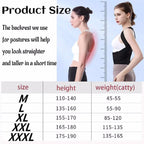 Adjustable back posture corrector belt for men and women