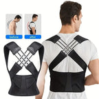 Adjustable Back Posture Corrector Belt for Men & Women-  Model 6.0
