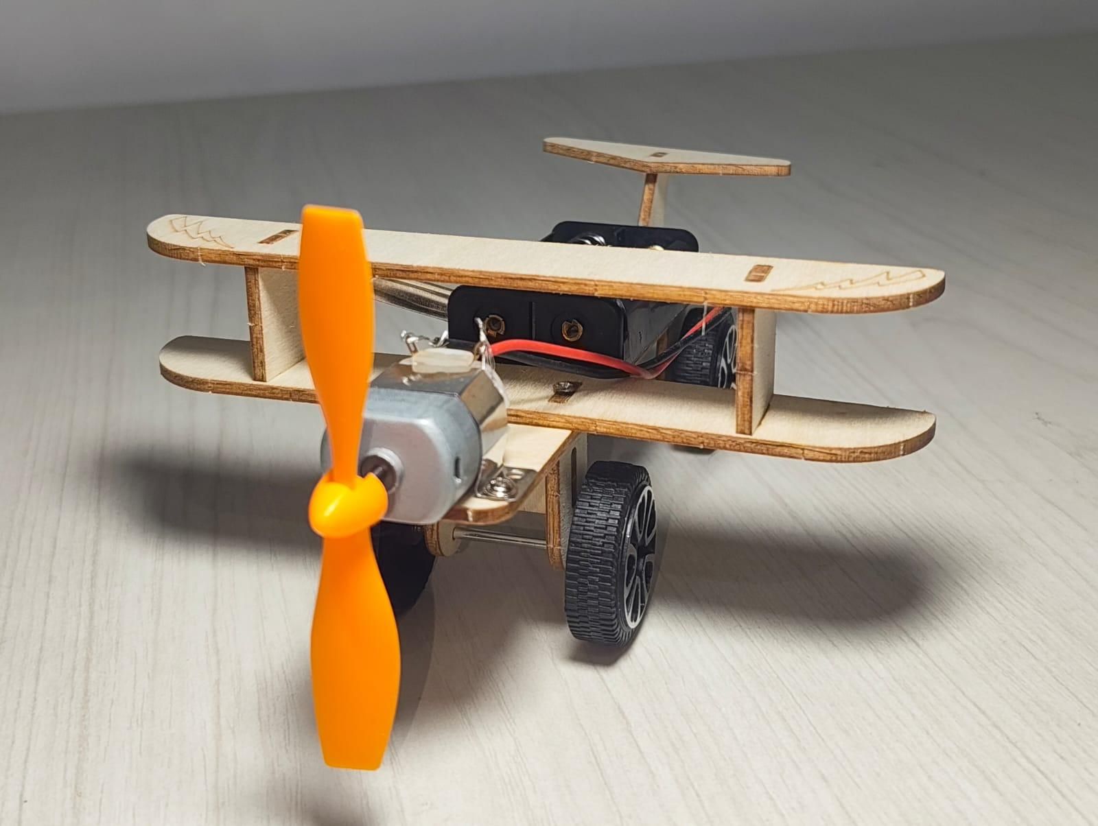 DIY Wooden Airplane Model Kit – Educational STEM Toy for Kids & Adults | Manual Skills Development, Build & Learn Craft Model | Best Gift for Kids & Classroom