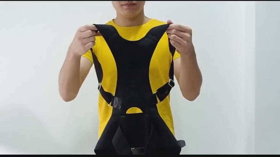 Adjustable back posture corrector belt for men and women