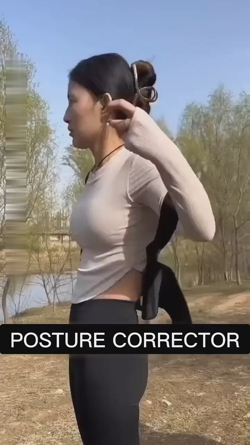 Adjustable back posture corrector belt for men and women